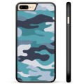 iPhone 7 Plus / iPhone 8 Plus Skyddsskal - Blå Kamouflage