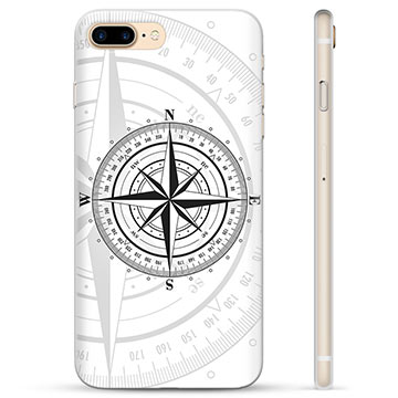 iPhone 7 Plus / iPhone 8 Plus TPU-Skal - Kompass