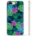 iPhone 7 Plus / iPhone 8 Plus TPU-Skal - Tropiska Blommor
