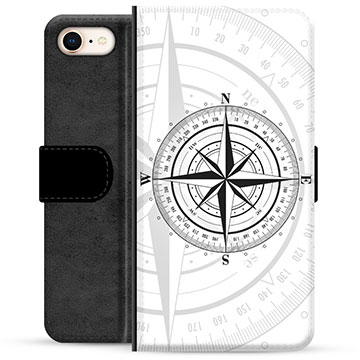 iPhone 7/8/SE (2020)/SE (2022) Premium Plånboksfodral - Kompass