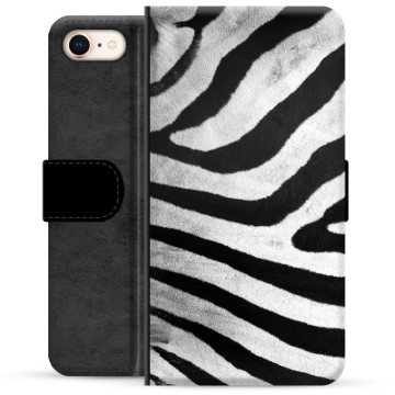 iPhone 7/8/SE (2020)/SE (2022) Premium Plånboksfodral - Zebra