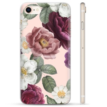 iPhone 7/8/SE (2020)/SE (2022) TPU-Skal - Romantiska Blommor
