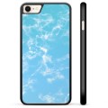 iPhone 7/8/SE (2020)/SE (2022) Skyddsskal - Blå Marmor