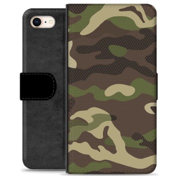 iPhone 7/8/SE (2020)/SE (2022) Premium Plånboksfodral med Stativ - Kamouflage