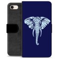 iPhone 7/8/SE (2020)/SE (2022) Premium Plånboksfodral med Stativ - Elefant