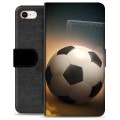 iPhone 7/8/SE (2020) Premium Plånboksfodral med Stativ - Fotboll