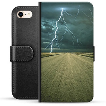 iPhone 7/8/SE (2020)/SE (2022) Premium Plånboksfodral med Stativ - Storm