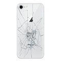 iPhone 8 Bakskal Reparation - Endast Glas - Vit