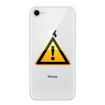 iPhone 8 Bak Skal Reparation - inkl. ram - Silver