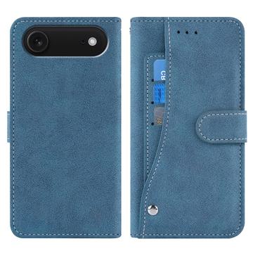 iPhone Air Elegant retro plånboksfodral med roterande korthållare - Blå