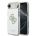 iPhone Air Guess Mirror 4G Glitter Logo Hybrid Skal - MagSafe-kompatibelt - Guld