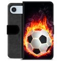 iPhone Air Premium Plånboksfodral - Fotbollsflamma