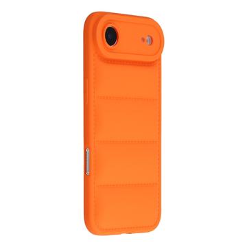 iPhone Air Pufferjacka Stötsäkert TPU-skal - Orange