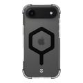 iPhone Air Tactical MagForce Hexagon-Skal - MagSafe-kompatibelt - Svart / Genomskinlig