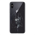 iPhone X Bakskal Reparation - Endast Glas - Svart