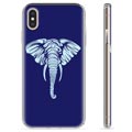 iPhone X / iPhone XS TPU-Skal - Elefant