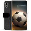 iPhone X / iPhone XS Premium Plånboksfodral - Fotboll