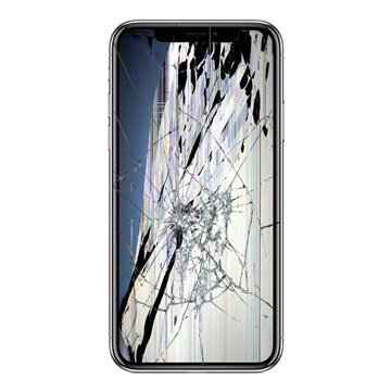 iPhone X LCD-Display och Glasreparation - Svart - Originalkvalitet