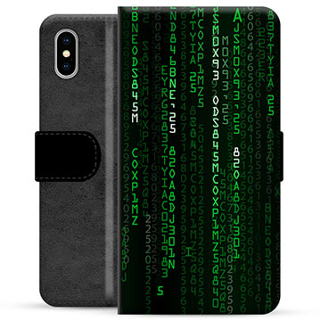 iPhone X / iPhone XS Premium Plånboksfodral - Krypterad