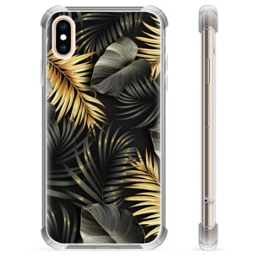 iPhone X / iPhone XS Hybridskal - Gyllene Löv