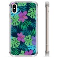 iPhone XS Max Hybridskal - Tropiska Blommor