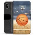 iPhone X / iPhone XS Premium Plånboksfodral - Basket
