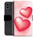 iPhone X / iPhone XS Premium Plånboksfodral - Kärlek