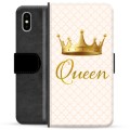 iPhone X / iPhone XS Premium Plånboksfodral - Drottning