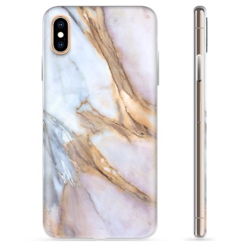iPhone X / iPhone XS TPU-Skal - Elegant Marmor