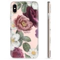 iPhone X / iPhone XS TPU-Skal - Romantiska Blommor
