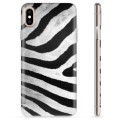 iPhone X / iPhone XS TPU-Skal - Zebra