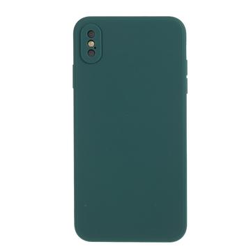 iPhone X/XS Anti-Fingeravtryck Matt TPU-skal - Mörk grön