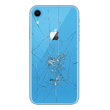 iPhone XR Bakskal Reparation - Endast Glas - Blå