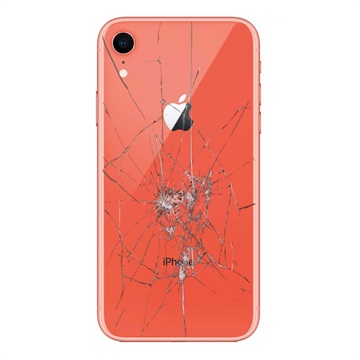 iPhone XR Bakskal Reparation - Endast Glas - Coral