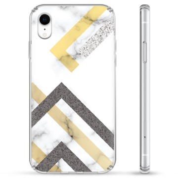 iPhone XR Hybridskal - Abstrakt Marmor