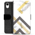 iPhone XR Premium Plånboksfodral - Abstrakt Marmor