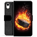 iPhone XR Premium Plånboksfodral - Ishockey
