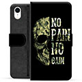 iPhone XR Premium Plånboksfodral - No Pain, No Gain