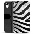 iPhone XR Premium Plånboksfodral - Zebra