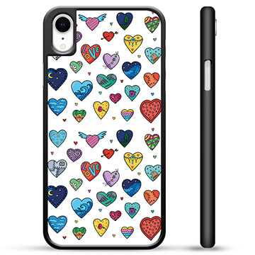 iPhone XR Skyddsskal - Hjärter
