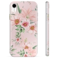 iPhone XR TPU-Skal - Vattenfärg Blommor