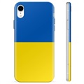 iPhone XR TPU Skal Ukrainska Flaggan  - Gul och ljusblå