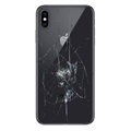 iPhone XS Max Bakskal Reparation - Endast Glas - Svart