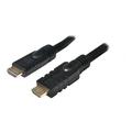LogiLink CHA0015 High-Speed HDMI-kabel med Ethernet - 15m - Svart