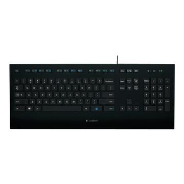 Logitech Corded Keyboard K280e - Svart