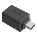 Logitech USB-C adapter Grå - Svart