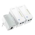 TP-Link TL-WPA4220T KIT AV500 Powerline Universal WiFi Range Extender, 2 portar, Network Kit Bridge 500 Mbps trådlös kablage