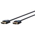 Clicktronic Ultra Slim HDMI 2.0 Cable Kabel med Ethernet - 0.5m
