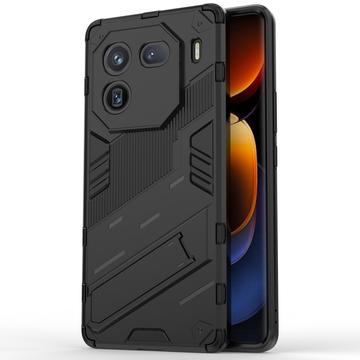vivo iQOO 12 Pro Armor Series Hybrid Skal med Stativ - Svart