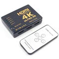 5-i-1 4K Ultra HD HDMI Växlare med Fjärrkontroll - Svart